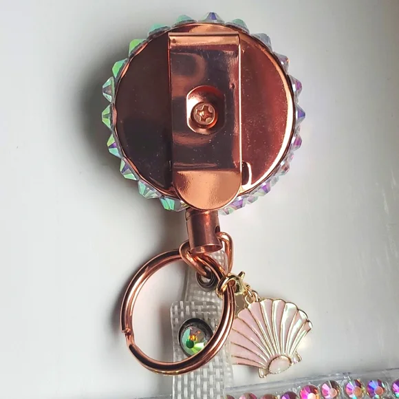 HANDMADE BY ME BLING ID BADGE WITH HOLDER❣️🎀 - Picture 4 of 6